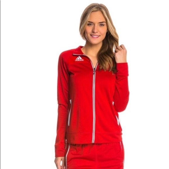 [Adidas] Red Utility Warm-Up Jacket - Picture 4 of 4